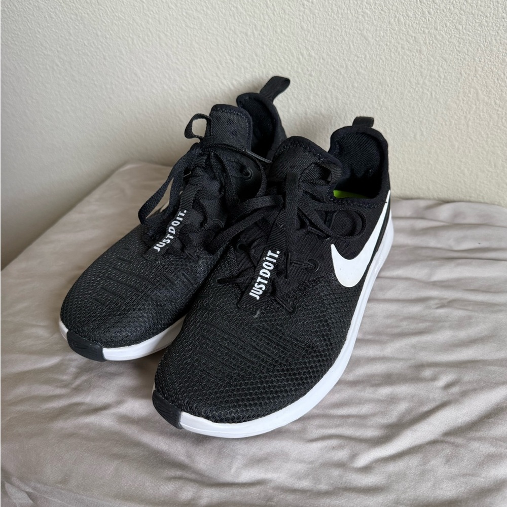 Nike Black Mesh Running Shoes